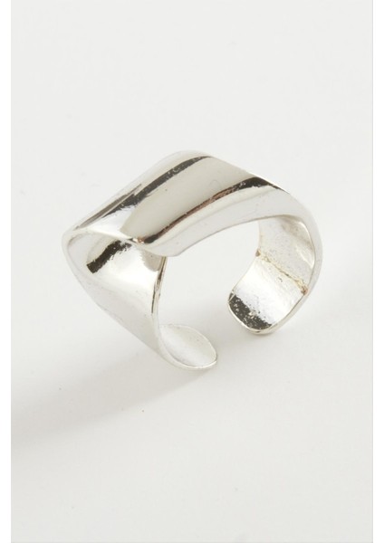 Msa-Shop Kurdale Şekilli Metal Yüzük-Gümüş Rengi fiyatları