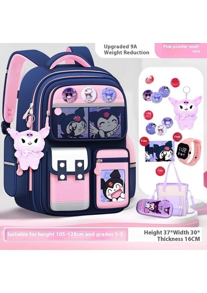 Yeni Okul Çantası Erkek ve Kız Ilkokul Bir, Iki, Üç, Dört, Beş, Altı Sınıflar Büyük Kapasiteli Omurga Koruma Omuz Çantası (Yurt Dışından)