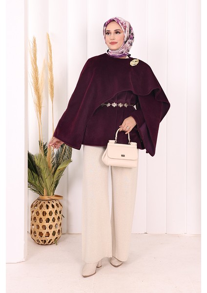 Atkı Detay Panço 70061 Mor