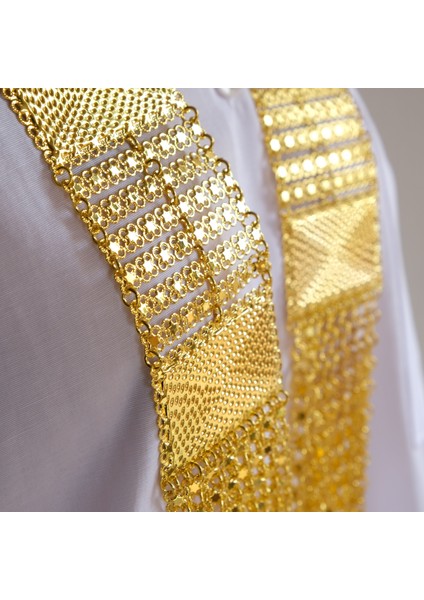 altın kaplama 8 sıralı urfa akıtma kolye kly-657 modelleri