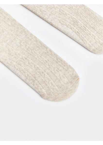 Lcw Baby Bej Basic Kız Bebek Külotlu Çorap 2'li fiyatları