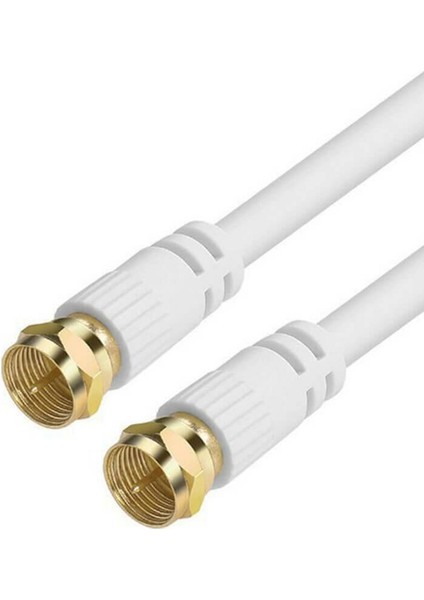 Sline FK-0210 Rg6-U6 F Konnektörlü Hazır Uydu Anten Kablosu 10 Metre
