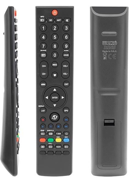 -Axen-Woon 3d'li Dünya Tuşlu LCD LED Tv Kumandası