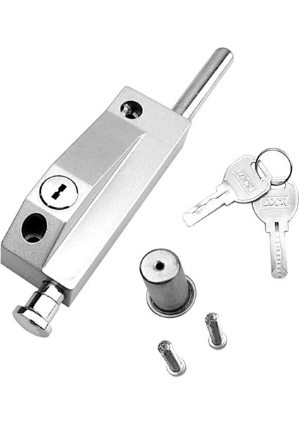 Pencere Cam Veranda Kapıları Için Sürgülü Kapı Kilidi Gümüş Gümüş Yardımcı Güvenlik Kilidi Cam Kapı Kilidi Kilit (Yurt Dışından)