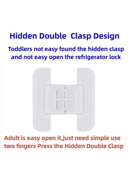 Buzdolabı Kilidi, Çocuklar Için Buzdolabı Kilidi, Bebekler Için Dolap Kilitleri, Çocuk Çekme Kilitleri, Kanıt Için Dondurucu Kapı Kilidi 4 Pcs (Yurt Dışından) fiyatları
