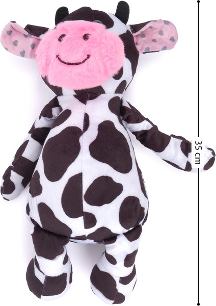 Peluş Inek Sevimli Yumuşak Uyku ve Oyun Arkadaşı Yastık Hediyelik Dekoratif Oyuncak fiyatları