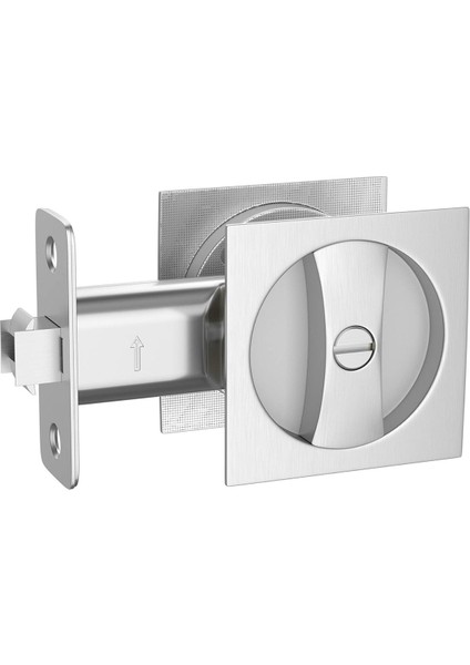 Yatak/banyo Için Cep Kapısı Kilidi, Çağdaş Gizlilik Kare Cep Kapısı Donanımı, Flush Cep Kapısı Mandal (Yurt Dışından)