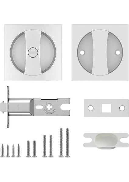 Yatak/banyo Için Cep Kapısı Kilidi, Çağdaş Gizlilik Kare Cep Kapısı Donanımı, Flush Cep Kapısı Mandal (Yurt Dışından) fiyatları