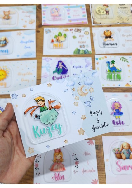 Isme Özel Kişiye Özel Küçük Prens Pleksi Doğum Günü Magnet Bebek Magnet Bebek Hediyelik 20 Adet fiyatları
