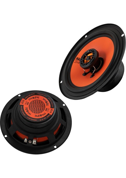 Mad X1-64 Oto Hoparlör 16CM 120 Watt (Rms 60W) Tweeterli 2 Adet