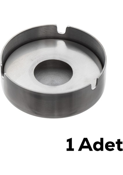 TE-136 Paslanmaz Çelik Metal Kül Tablası - Kapaklı Rüzgar Geçirmez Küllük fiyatları