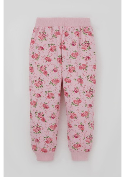 Kız Çocuk Eşofman Takım Çiçek Desenli 1.5-5 Yaş, Pembe indirimleri