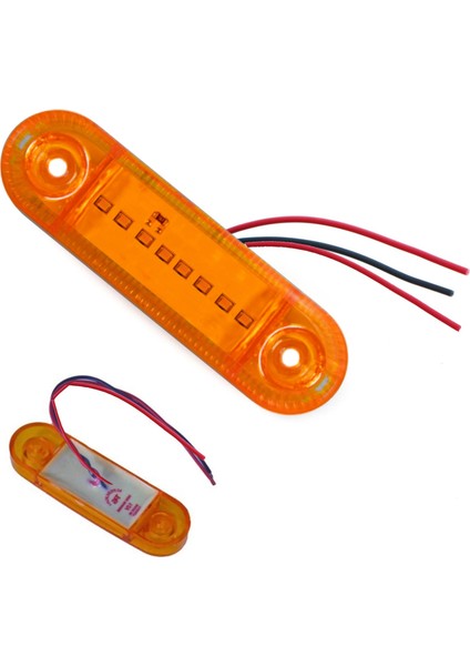 Side Marker Işaret Lamba 9 LED 12-24V Amber 11X4CM MTL-29617