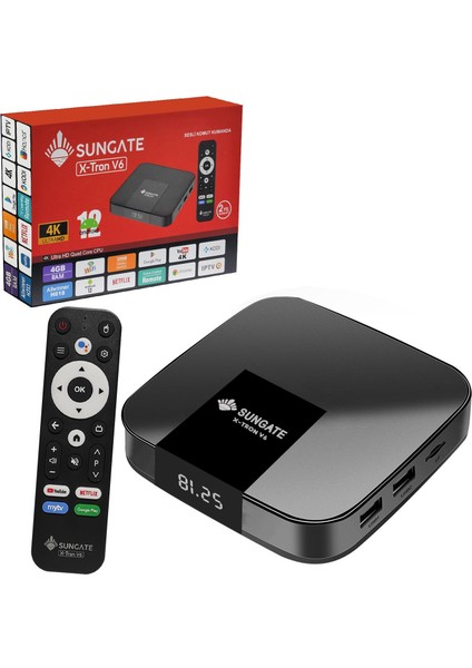 X-Tron V6 Android Tv Box 4+32GB