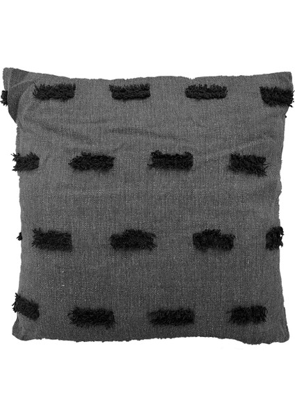 Earl Dekoratif Bohem Soft Koltuk Sırt Yastık Hediyelik Yılbaşı Kalın Kumaş 45X45 Antrasit