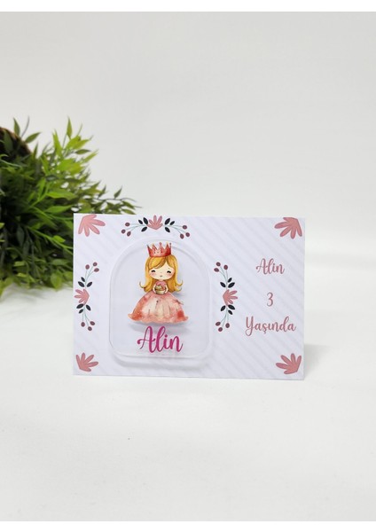 Isme Özel Kişiye Özel Prenses Pleksi Doğum Günü Magnet Bebek Magnet Bebek Hediyelik 20 Adet