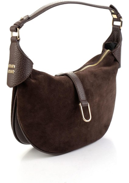 Kahve Hakiki Deri Kadın Omuz Çantası C06004011202 fiyatları