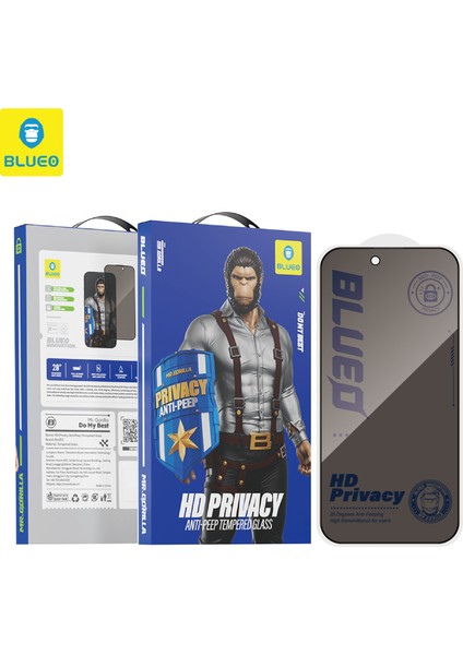 Anti-Peep Privacy iPhone 17 Pro Uyumlu Hayalet Full Cam Ekran Koruyucu Göz Yormayan Hd Görüntü