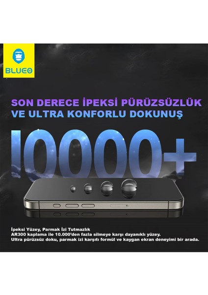 Crystal iPhone 17 Uyumlu 7 Mohs Sertlik 3 Kat Çizilmeye Dayanıklı Hd Cam Ekran Koruyucu