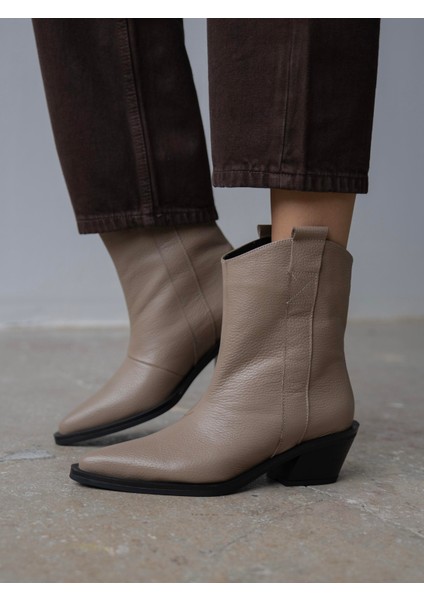 Prela Vizon Hakiki Deri Kadın Bot