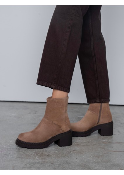 Muno Camel Süet Hakiki Süet Kadın Bot fiyatları