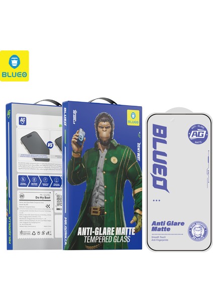 Anti-Glare iPhone 17 Pro Uyumlu Net Görüş Pro Gamer Oyuncu Hızlı Tepkime Mat Cam Ekran Koruyucu