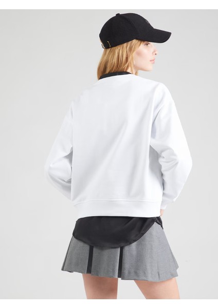 Ck LV047B234G Ls Monologo French Terry Rlxd Cr Kadın Sweatshırts indirimleri