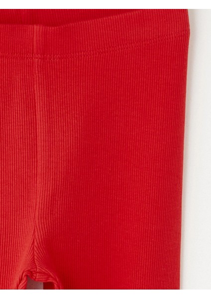 Lcw Kids Kırmızı Beli Lastikli Kız Çocuk Basic Tayt fiyatları