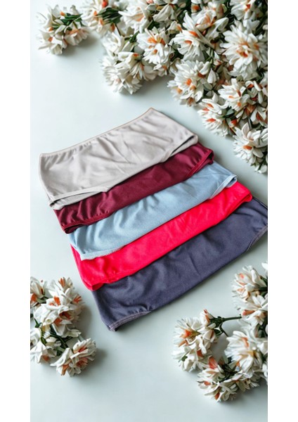 Büyük Beden Penye Külot Ekonomik 5 Li Paket 2xl-3xl Beden