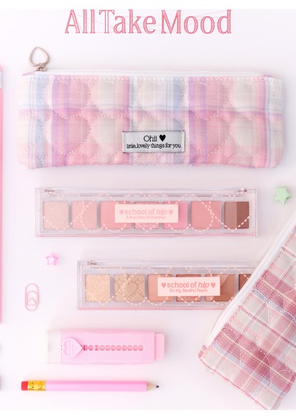 Mat, Işıltılı, Simli Yoğun Pigmentli Far Paleti Perıpera All Take Mood Palette 009 Ohmyhandful Peach