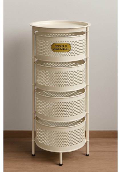 4 Bölmeli Patates ve Soğan Sepeti Patateslik Soğanlık Sebzelik Paslanmaz Metal Dekoratif Düzenleyici fiyatları