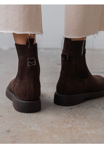 Viel Kahve Süet Hakiki Deri Kadın Bot fiyatları