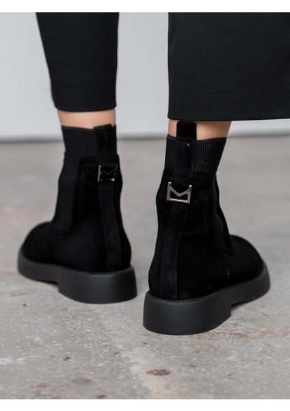 Viel Siyah Süet Hakiki Deri Kadın Bot fiyatları