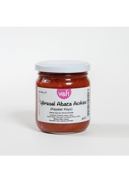 Yöresel Abaza Acıkası 200 gr fiyatları