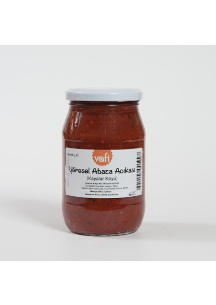 Yemeklik Abaza Acıkası 400 gr fiyatları