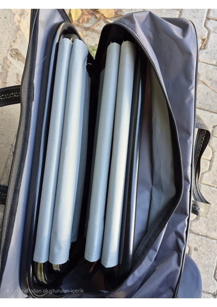 3'lü Katlanabilir Bahçe Piknik Balıkçı Kamp Seti