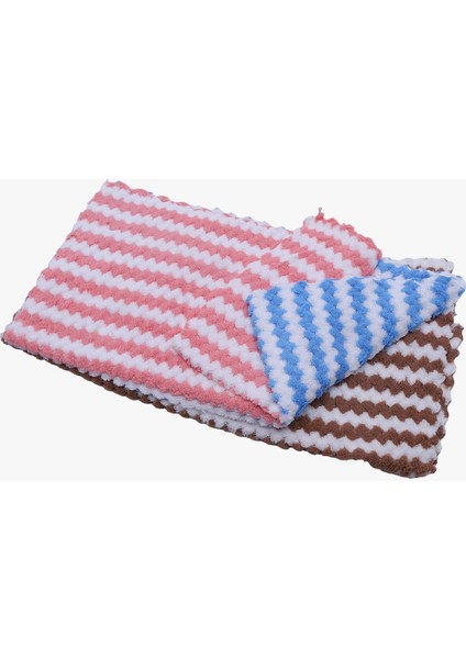 Mikrofiber Temizlik Bezi 30X30 cm Karışık Renkli 3 Adet