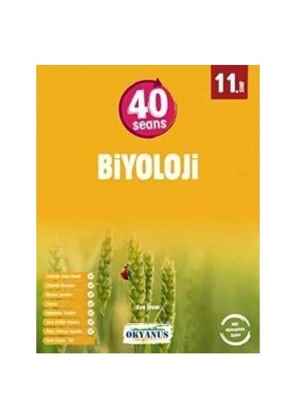 11. Sınıf 40 Seans Biyoloji 2024 Basım