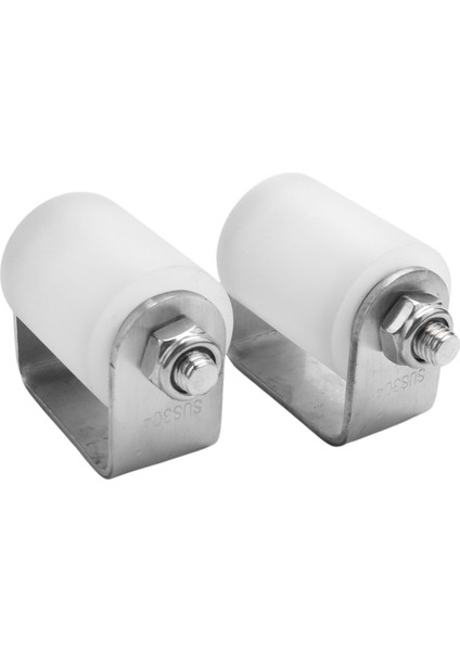 2pcs Slayt Kapısı Kılavuzu Roller 3 Inç Sert Naylon Kaydıran Yuvarlanan Kapılar Guid (Yurt Dışından)