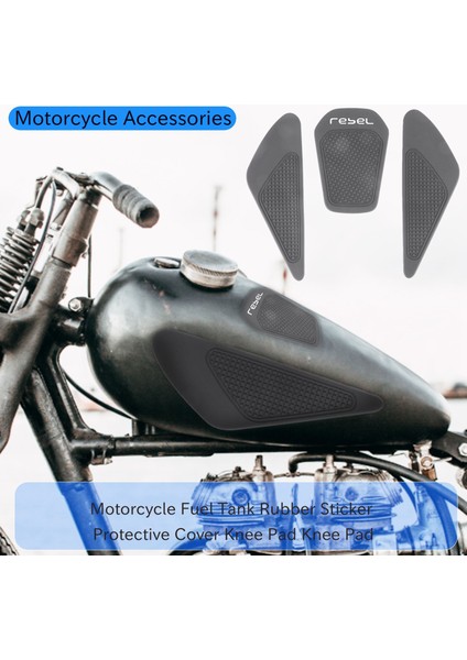 Honda REBEL500 REBEL300 Için Motosiklet Depo Kauçuk Etiketi Depo Pedi (Yurt Dışından) indirimleri