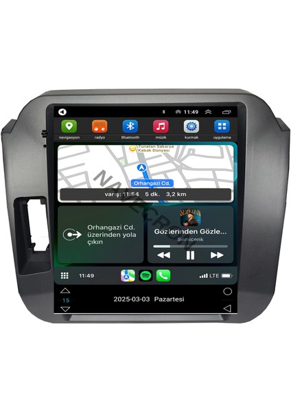 Kıa Sportage 2010-15 Tesla Uyumlu Androıd Multimedya Gerçek 2/32 Kablosuz Carplay Geri Görüş Kameralı fiyatları