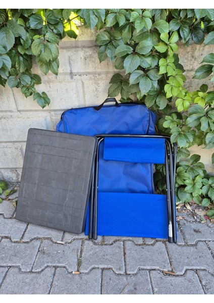 3'lü Katlanabilir Bahçe Piknik Balıkçı Kamp Seti