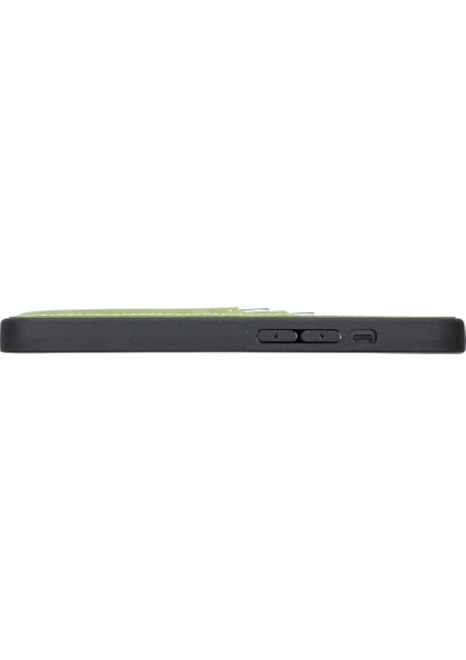 Apple iPhone 13 Uyumlu Deri Kartlıklı Arka Kapak G16 Yeşil fırsatları