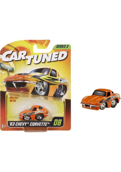 Cartuned S3 1963 Chevy Corvette Stingray - Turuncu Pro Street Araba ICT526735