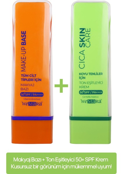 Makyaj Bazı + Ton Esıtleyıcı Krem Set