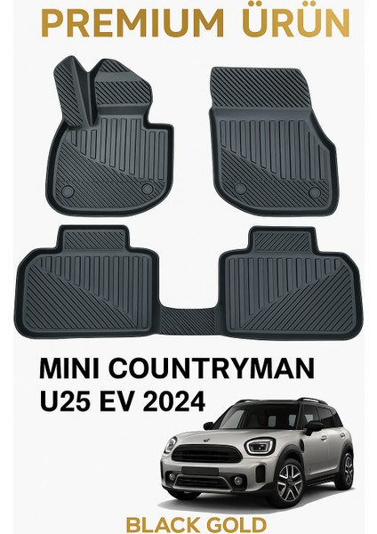 Mini Countryman U25 Ev 2024 Uyumlu 3D Oto Paspas Premium