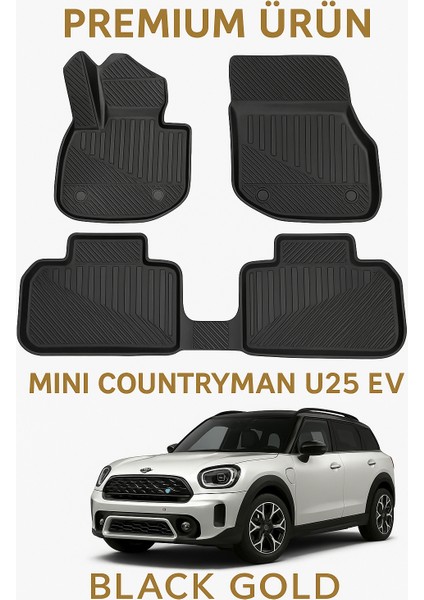 Mini Countryman U25 Ev 2024 Uyumlu 3D Oto Paspas Premium modelleri