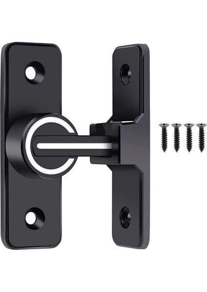 Ahır Kapı Kilidi, Sürgülü Ahır Kapısı Mandalı, Işık 90 Derece Ağır Yüzey Kapı Mandalı Bahçe Için Uygun, Garaj (90 Derece) (Yurt Dışından)