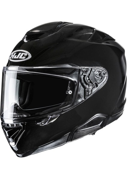 RPHA72 Kapalı Motosiklet Kaskı Parlak Siyah