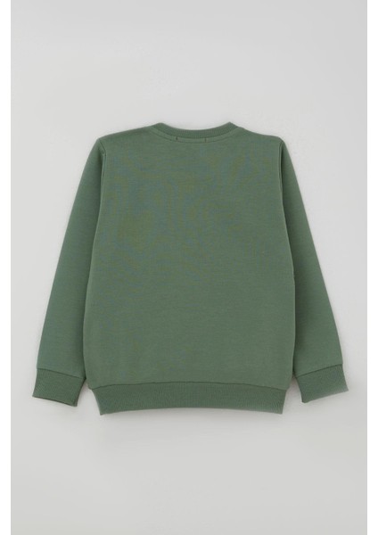 Erkek Çocuk Eşofman Takımı Sevimli Ayıcık Nakışlı 1-4 Yaş, Haki Yeşil fırsatları